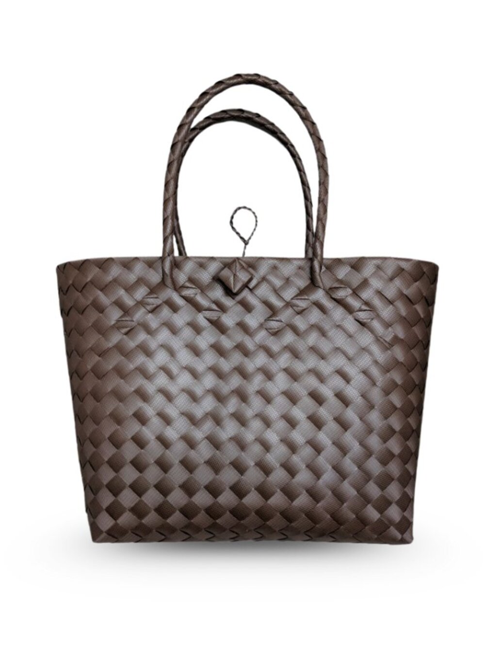 Misenka Handicrafts Bayong Bag- Classic Brown Filipino Handmade Woven Tote